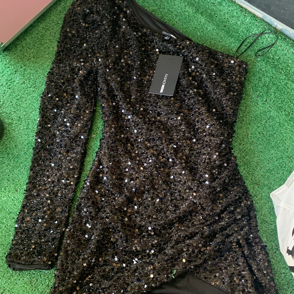 Black sparkly dress
